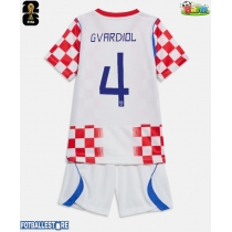 Kroatia Josko Gvardiol #4 Hjemmedraktsett Barn VM 2026 Kortermet (+ Korte bukser)